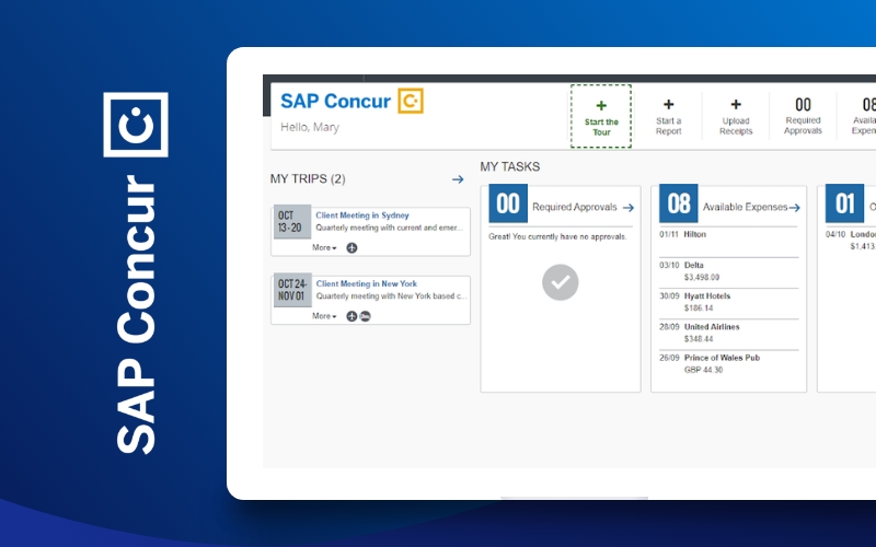 SAP Concur SaaS example 10